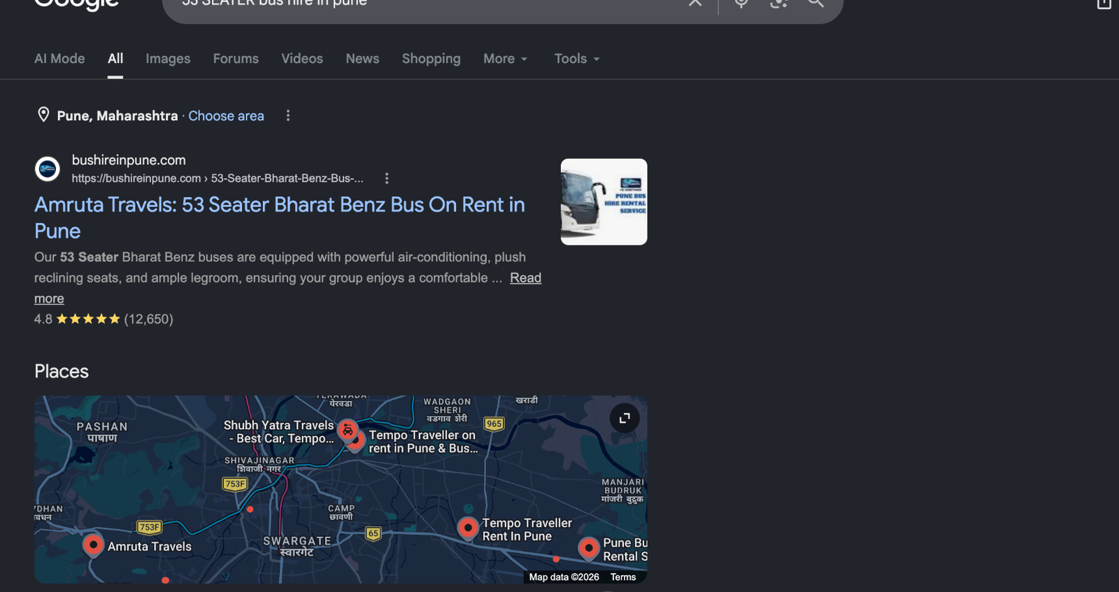 Amruta Travels case study result by Social Chanakya