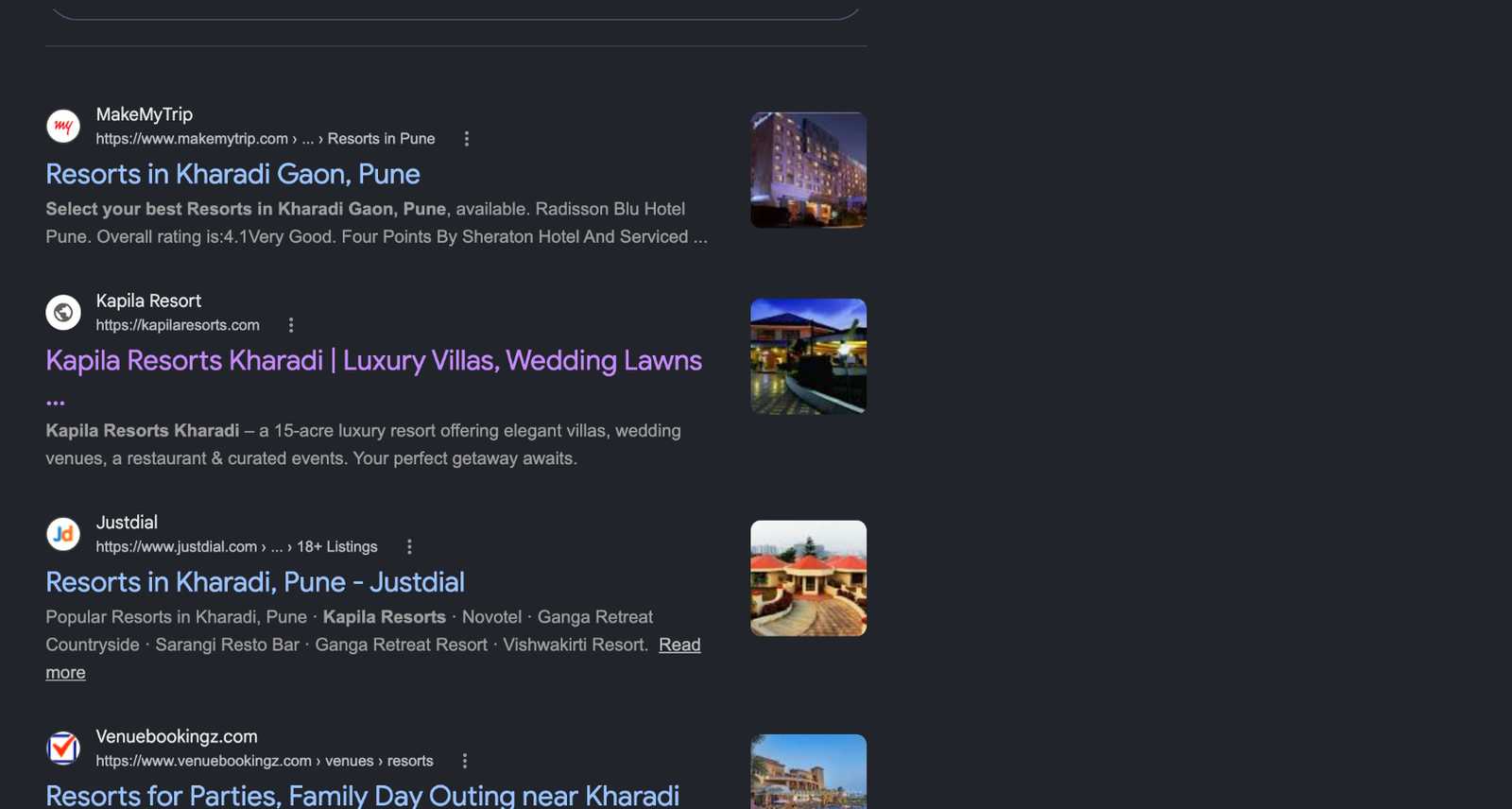 Kapila Resorts case study result by Social Chanakya