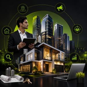 Real Estate digital marketing services by Social Chanakya